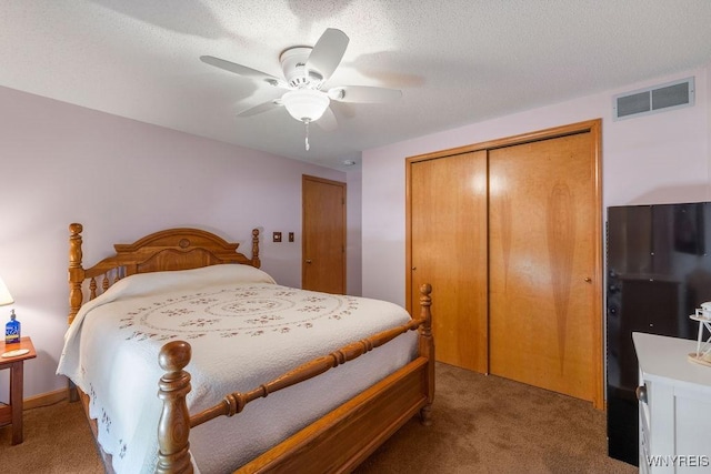 86 Hitching Post Ln, Amherst, NY 14228 - carpeted bedroom with ceiling fan and a closet