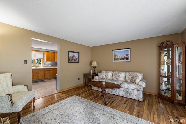86 Hitching Post Ln, Amherst, NY 14228 - living area with light wood-type flooring and baseboards