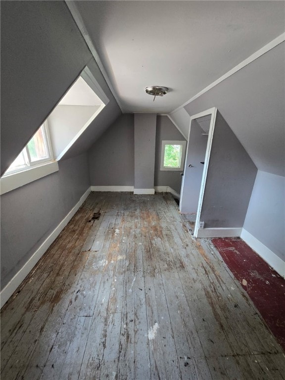 3 Kenmore St, Rochester, NY 14611 - bonus room featuring hardwood / wood-style floors and lofted ceiling