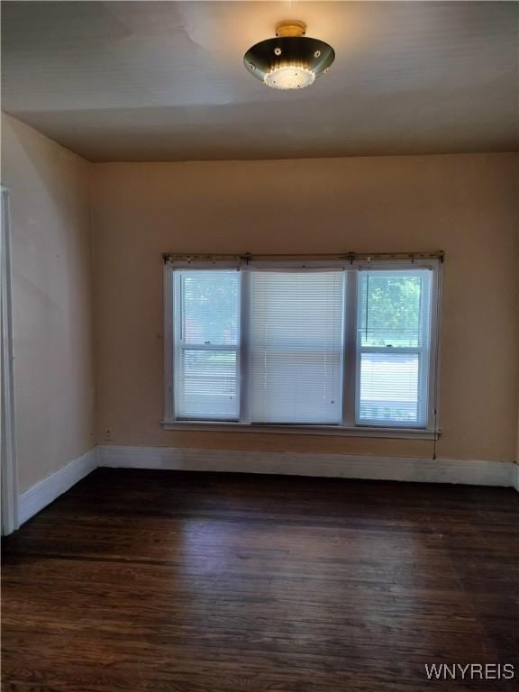20 Chenango St, Buffalo, NY 14213 - spare room with baseboards and dark wood finished floors