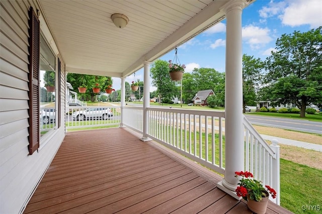 51 State St, Vernon, NY 13421 - view of wooden porch