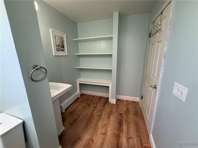 80 Fredro St, Buffalo, NY 14206 - bathroom with wood finished floors and baseboards