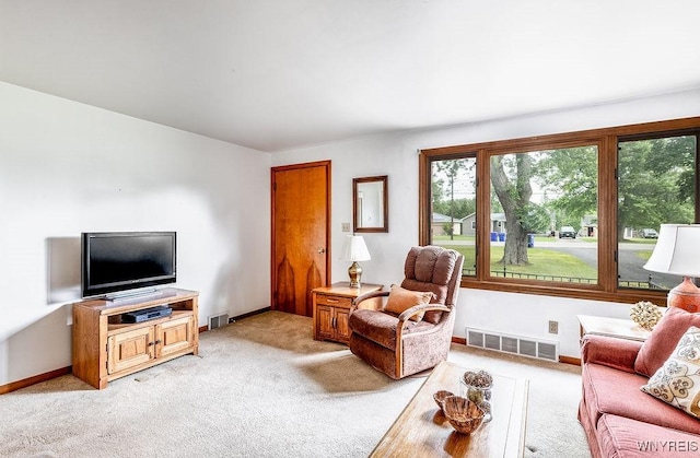 473 Seneca Creek Rd, West Seneca, NY 14224 - living room with light carpet and baseboards