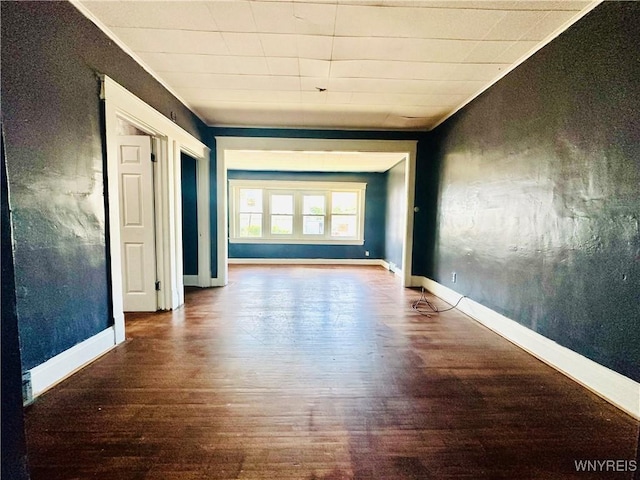 67 Holmes St, Buffalo, NY 14207 - spare room featuring wood finished floors and baseboards