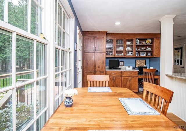 101 Luan Cir, Dewitt, NY 13078 - dining room with built in desk