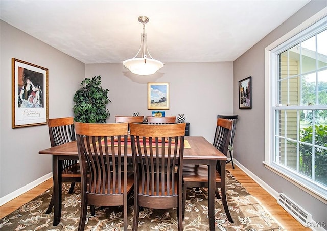 101 Luan Cir, Dewitt, NY 13078 - dining area with light wood finished floors and baseboards