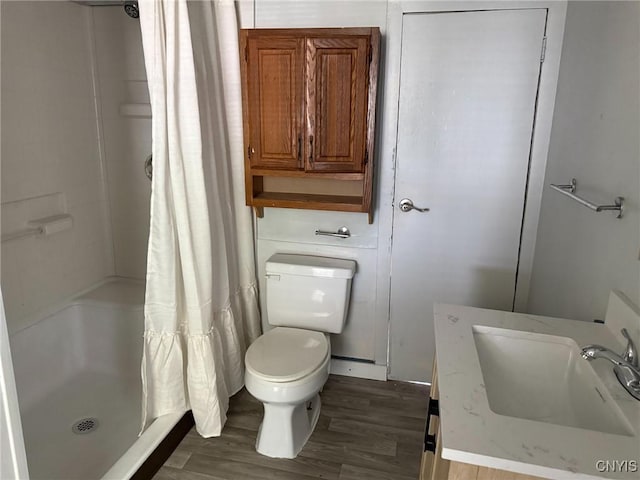 231 N Main St, Oneida, NY 13421 - bathroom with a shower stall and wood finished floors