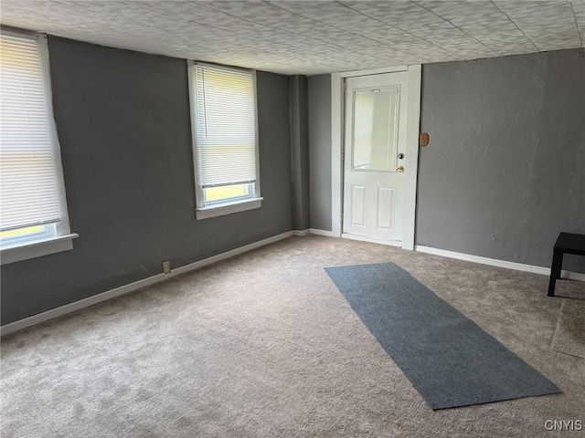 231 N Main St, Oneida, NY 13421 - foyer entrance with carpet and a textured wall