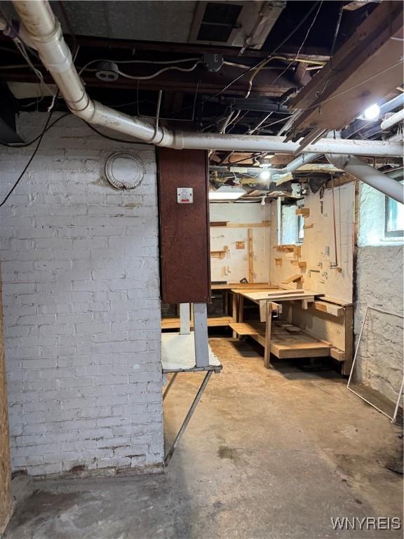 45 Clio Ave, Buffalo, NY 14220 - basement with a workshop area