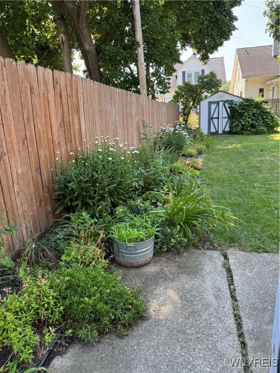 45 Clio Ave, Buffalo, NY 14220 - view of yard featuring a storage shed
