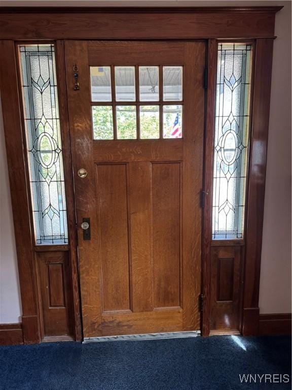 45 Clio Ave, Buffalo, NY 14220 - carpeted entrance foyer with healthy amount of natural light
