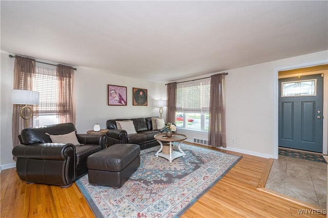 282 N Wrexham Ct, Tonawanda, NY 14150 - living room with wood finished floors