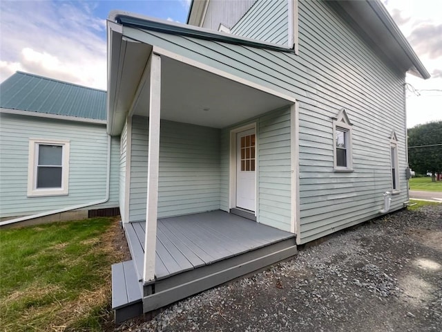 1574 Pine St, Woodhull, NY 14898 - back of property featuring a metal roof