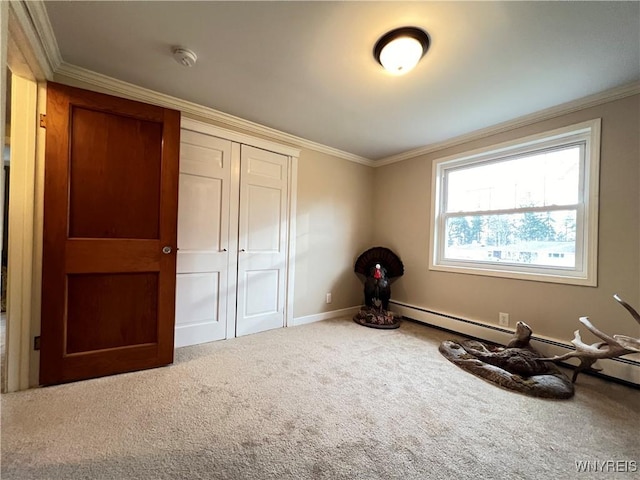 60 Waltham Ave, Lancaster, NY 14086 - exercise room featuring carpet flooring and ornamental molding
