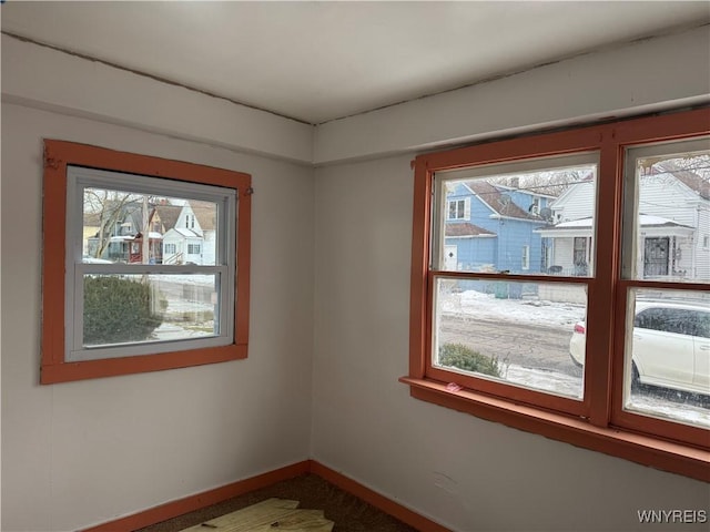 99 Sattler Ave, Buffalo, NY 14211 - unfurnished room featuring baseboards and carpet floors