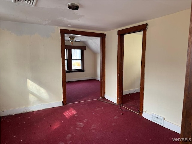 99 Sattler Ave, Buffalo, NY 14211 - carpeted empty room featuring ceiling fan and baseboards