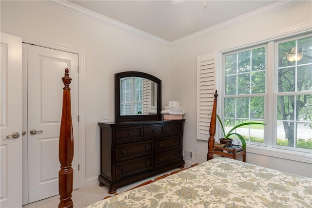 405 Greystone Dr, Horseheads, NY 14845 - bedroom with multiple windows and ornamental molding