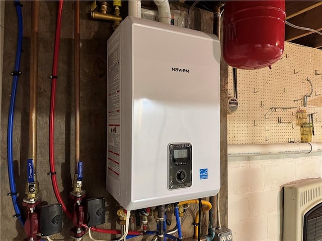 6365 Honey Run Rd, Hornellsville, NY 14843 - utilities featuring tankless water heater and heating unit