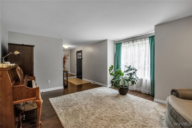 160 Greengage Cir, Amherst, NY 14051 - living room featuring dark wood-style flooring