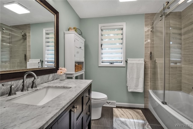 160 Greengage Cir, Amherst, NY 14051 - bathroom featuring vanity and combined bath / shower with glass door