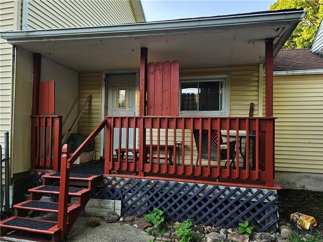 178 Campbell Park, Rochester, NY 14606 - property entrance featuring a shingled roof