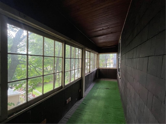 4 Third St, Oneonta, NY 13820 - sunroom / solarium featuring wooden ceiling