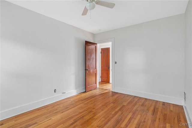 201 Mosley Dr, Syracuse, NY 13206 - unfurnished room featuring light wood-style floors and ceiling fan