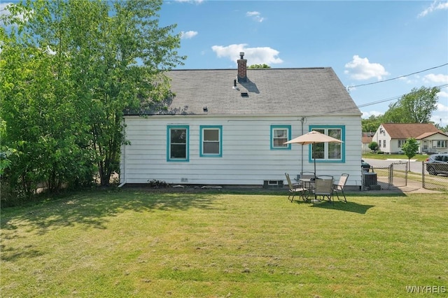 167 Somerville Ave, Tonawanda, NY 14150 - back of property featuring a chimney