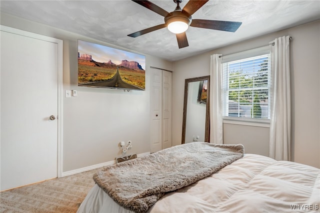 1416 99th St, Niagara Falls, NY 14304 - bedroom featuring carpet flooring and a ceiling fan