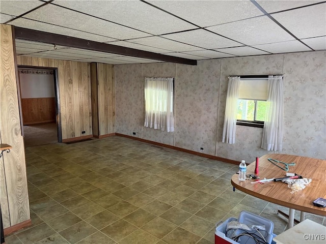 211 W Park St, Lenox, NY 13032 - spare room featuring wallpapered walls