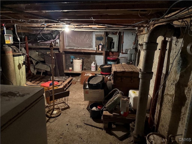 211 W Park St, Lenox, NY 13032 - unfinished below grade area featuring electric panel