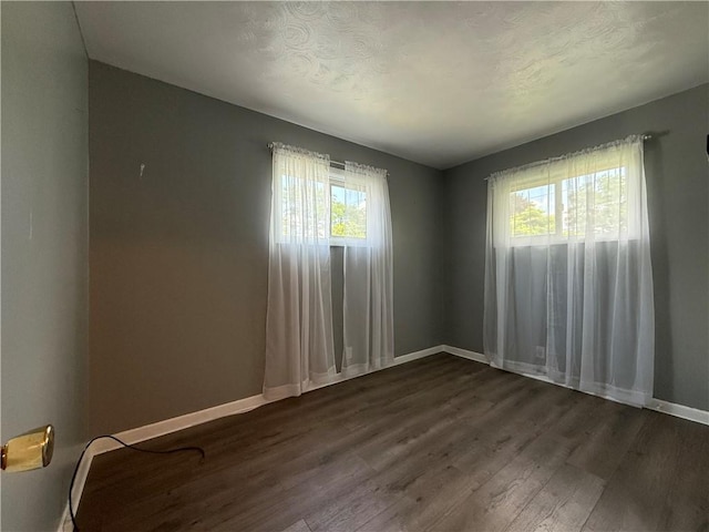 890 Holdridge St, Southport, NY 14904 - empty room with dark wood finished floors and baseboards