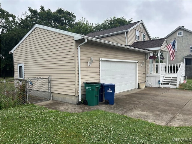 38 Hines St, Buffalo, NY 14220 - view of home's exterior with driveway and an attached garage