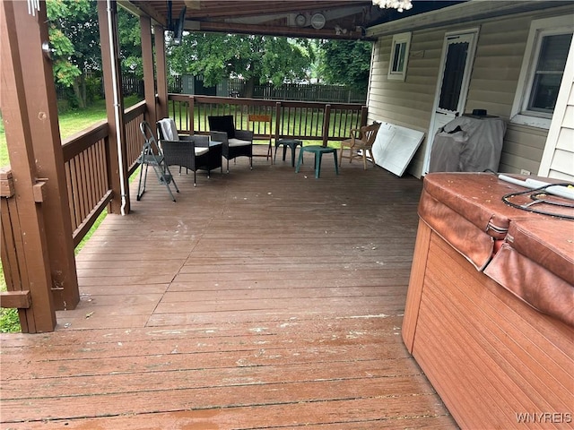 38 Hines St, Buffalo, NY 14220 - view of deck