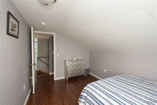 1109 Church Rd, Lysander, NY 13027 - bedroom featuring wood finished floors and lofted ceiling