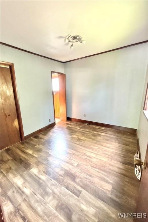 39 Klas Ave, West Seneca, NY 14224 - spare room featuring wood finished floors and crown molding