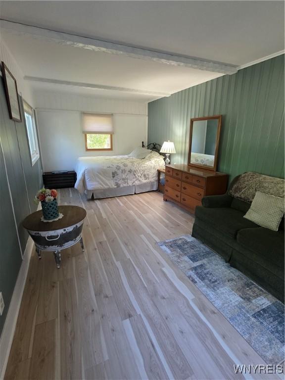 4049 River Rd, Lewiston, NY 14174 - bedroom featuring wood finished floors