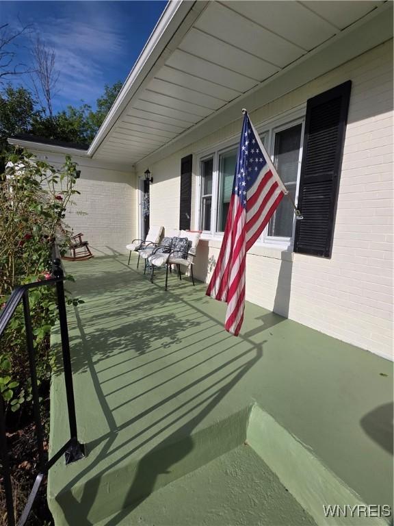 4049 River Rd, Lewiston, NY 14174 - view of patio featuring a wooden deck