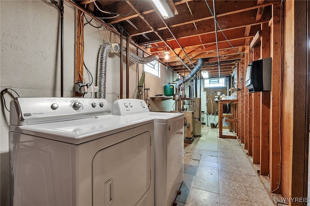17 Frantzen Ter, Cheektowaga, NY 14227 - laundry area with washer and clothes dryer