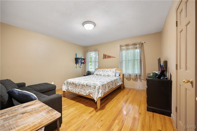 8067 Irish Mist Ln, Manlius, NY 13104 - bedroom with light wood-style flooring and baseboards