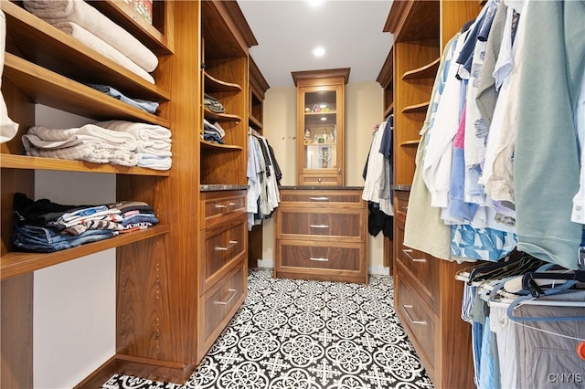 8067 Irish Mist Ln, Manlius, NY 13104 - walk in closet with light tile patterned flooring
