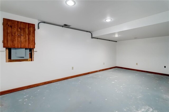 11 Hillcrest Dr, Hamlin, NY 14464 - finished basement with recessed lighting and electric panel