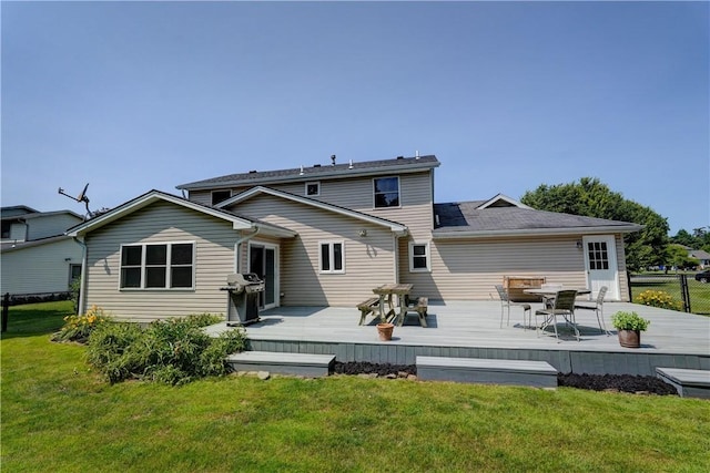 11 Hillcrest Dr, Hamlin, NY 14464 - rear view of property with a wooden deck
