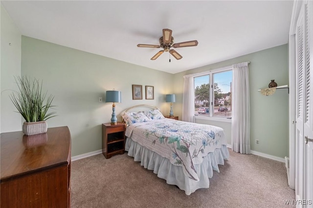 66 Gierlach St, Cheektowaga, NY 14212 - carpeted bedroom featuring baseboards and a ceiling fan