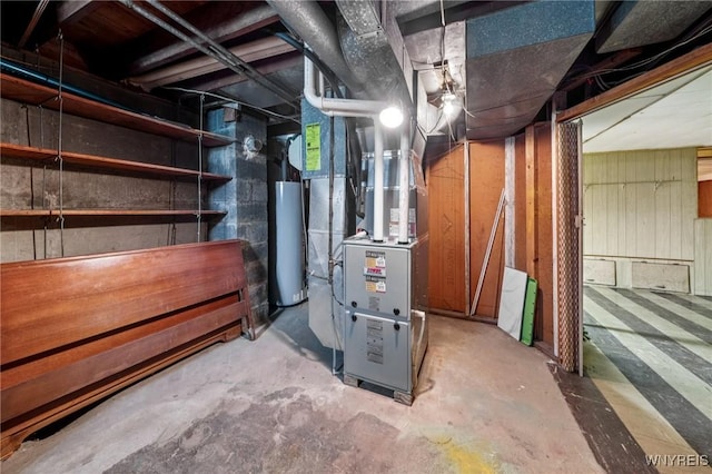 66 Gierlach St, Cheektowaga, NY 14212 - utility room with water heater and heating unit