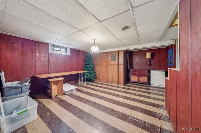 66 Gierlach St, Cheektowaga, NY 14212 - home office with wooden walls