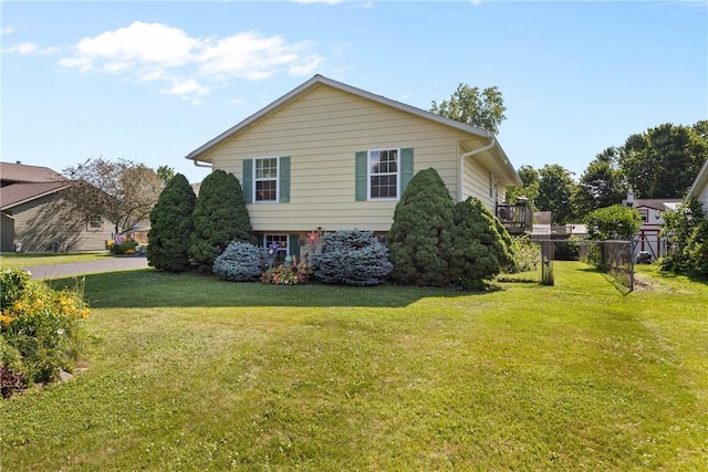 7980 Cedarwood Dr, Rome, NY 13440 - view of home's exterior featuring a lawn