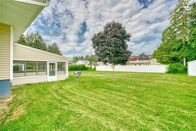 163 Auramar Dr, Irondequoit, NY 14609 - view of yard featuring a sunroom