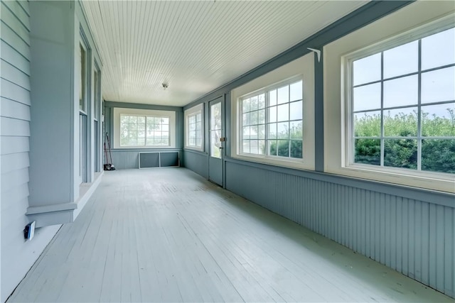 1621 Bragg St, Lima, NY 14485 - unfurnished sunroom with hardwood / wood-style floors