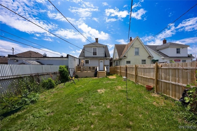 2906 Pine Ave, Niagara Falls, NY 14301 - rear view of property featuring a fenced backyard